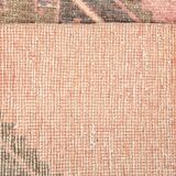 3x12 Soft Pastel Pale Red Turkish Vintage Runner Rug