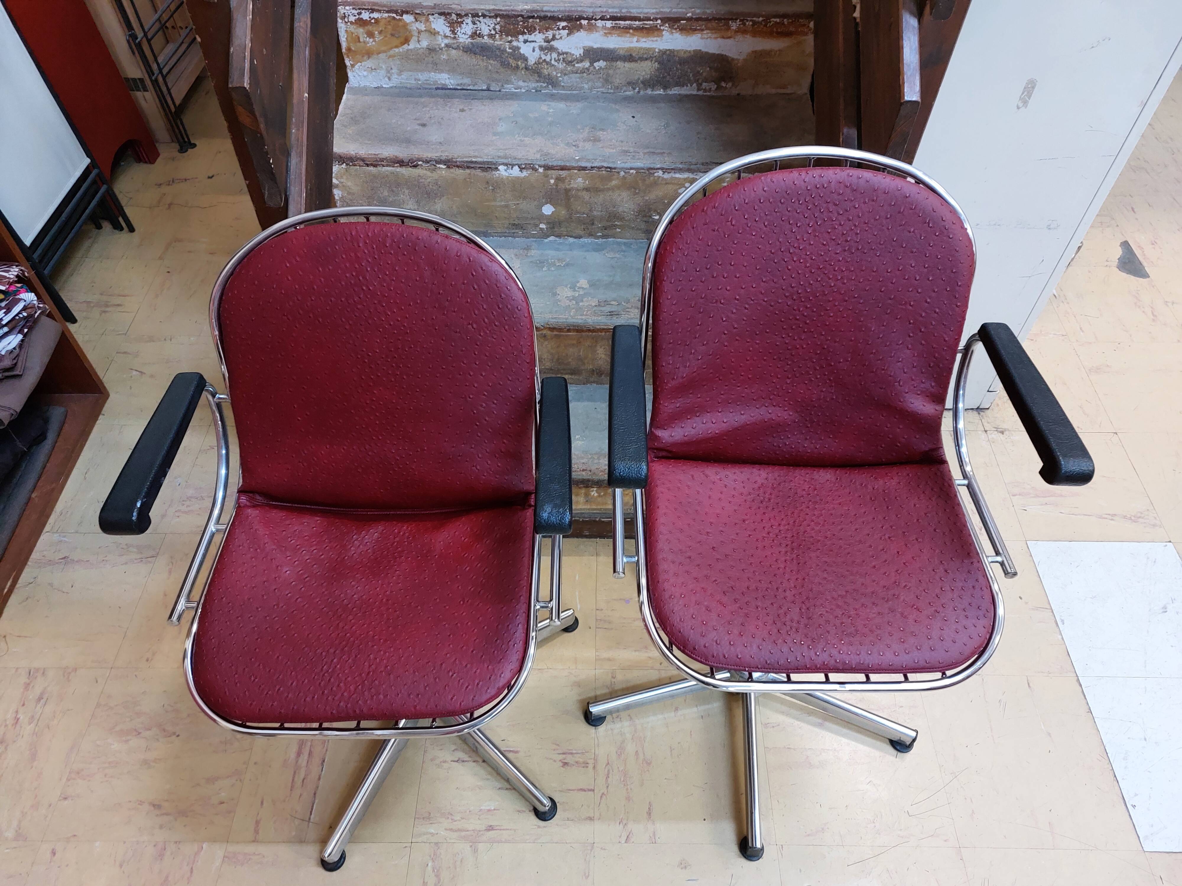 Radiofreccia swivel office chairs by Gastone Rinaldi - 1970s