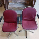Radiofreccia swivel office chairs by Gastone Rinaldi - 1970s
