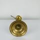 Vintage gold brass angel candle holder