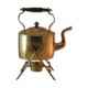 Old kettle with copper stove