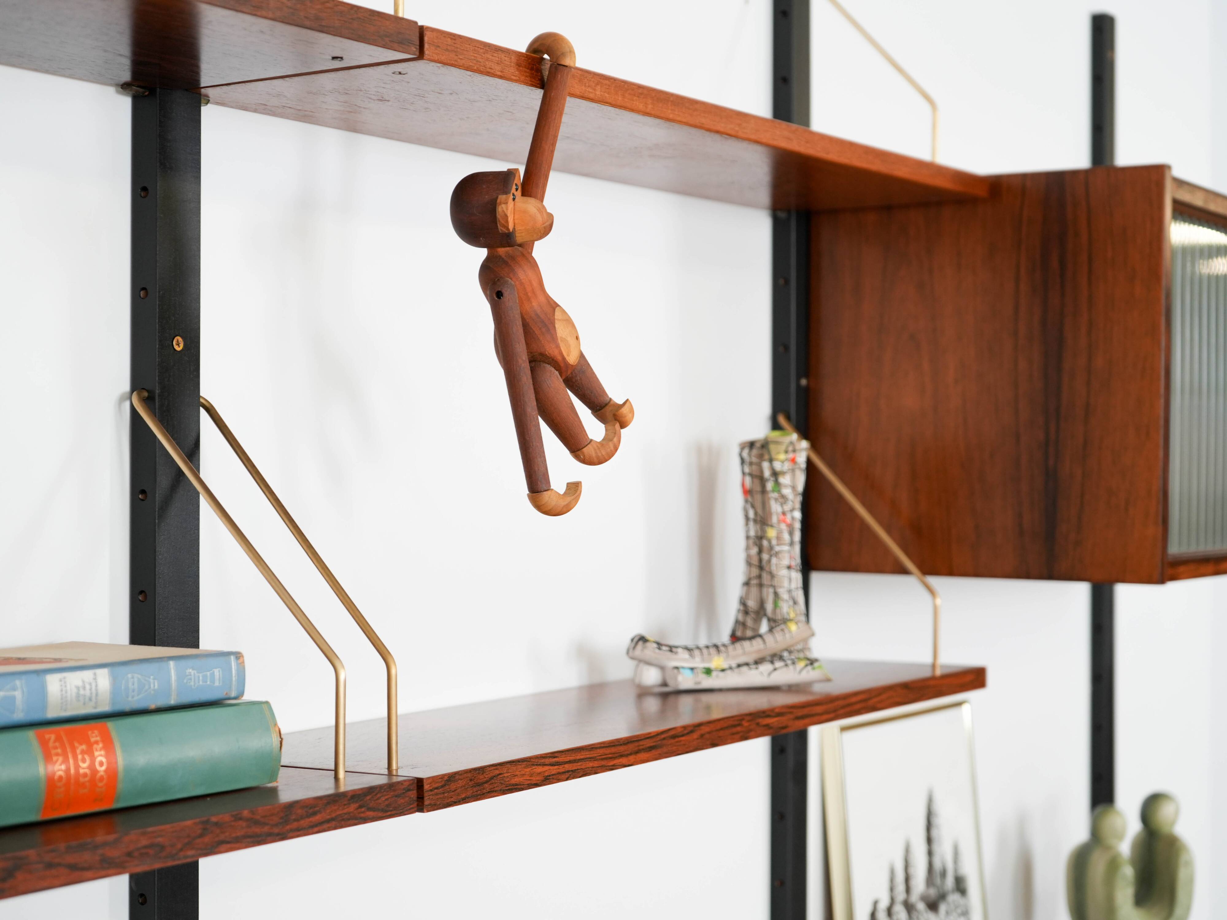 PS System rosewood bookcase, Danish design, 1960s, manufactured by Randers