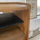 Meuble de rangement secrétaire chêne années 60