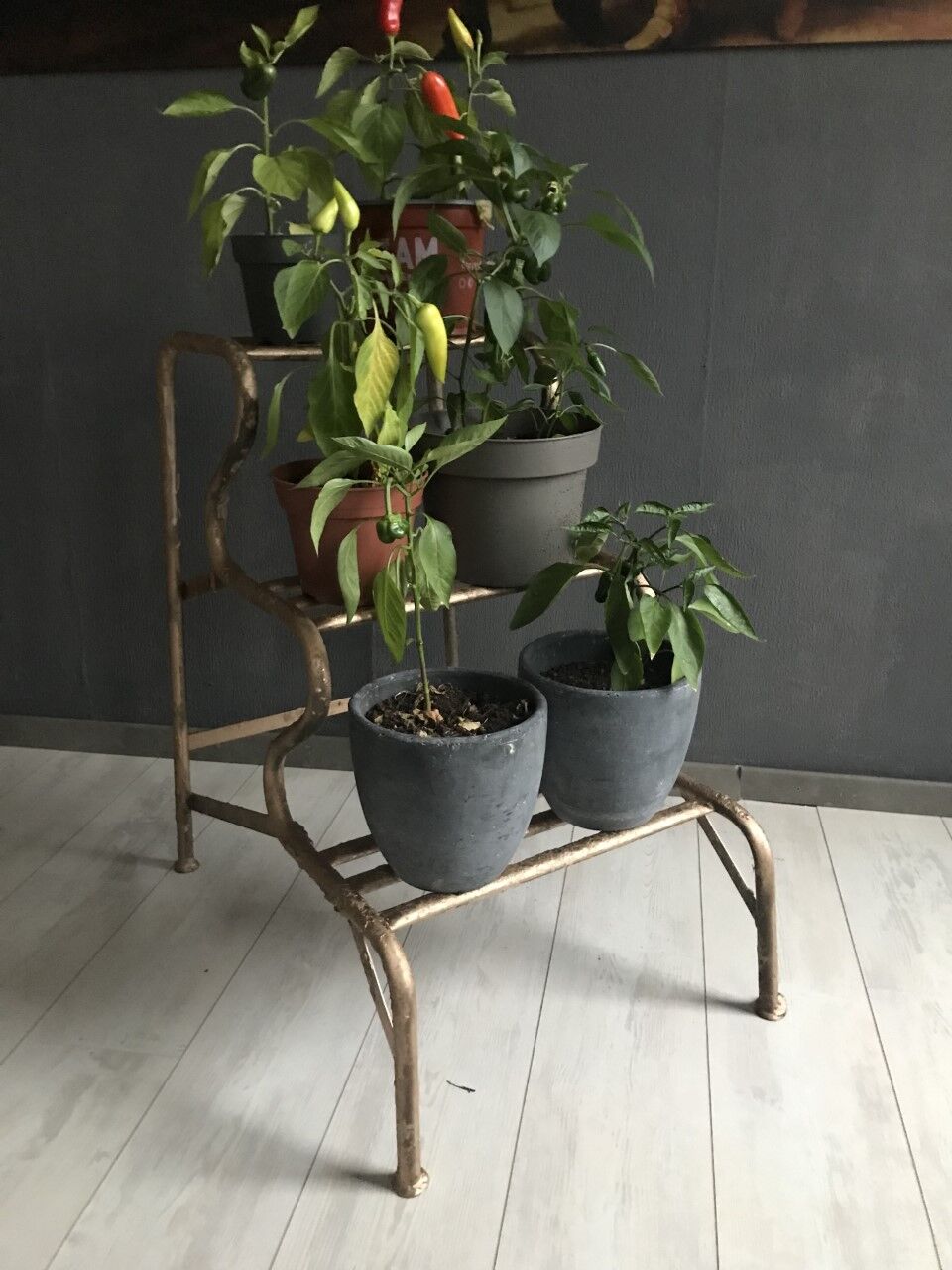 Vintage Staircase Gold Iron