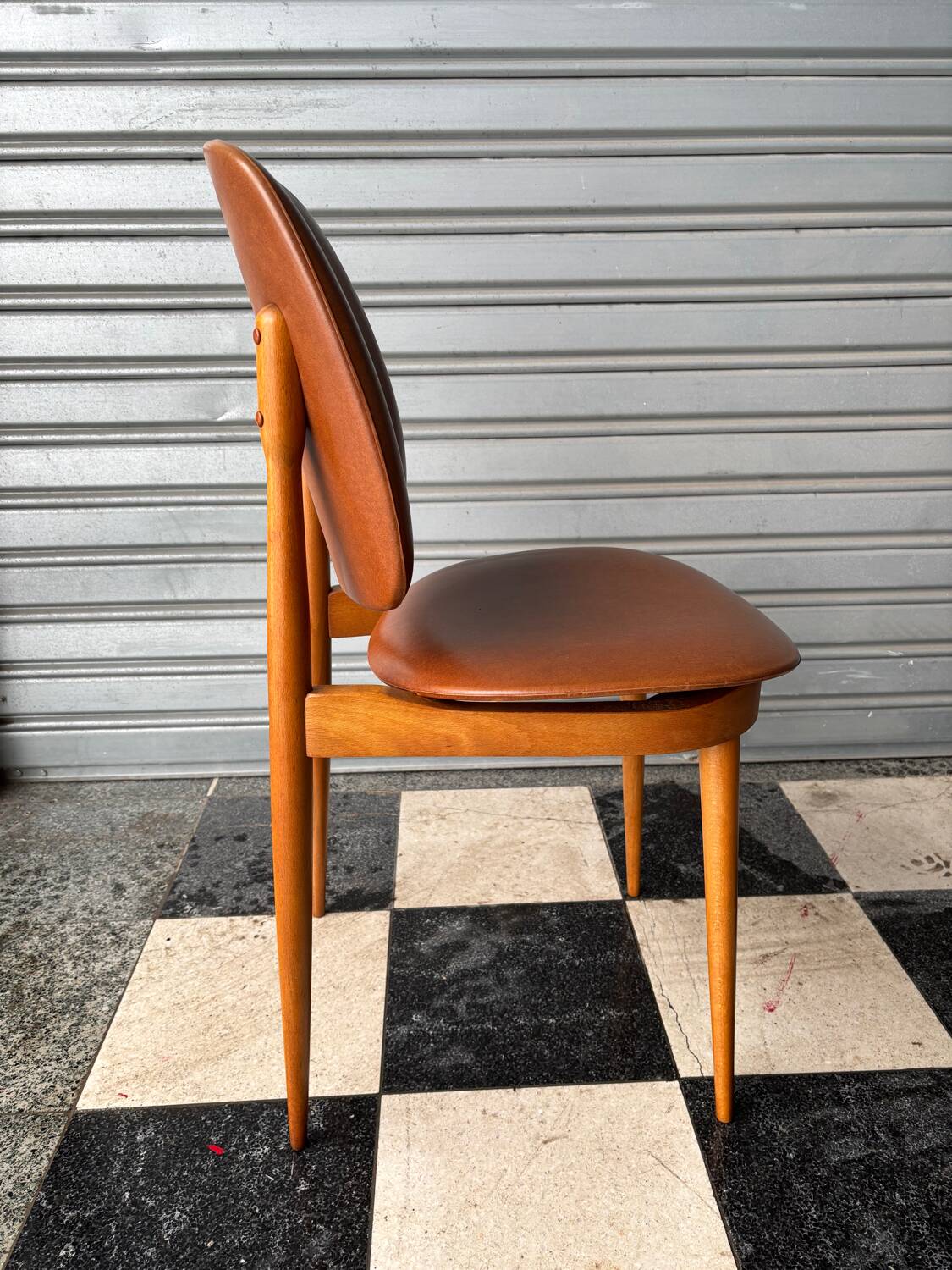 Series of 8 Pegase chairs by Baumann