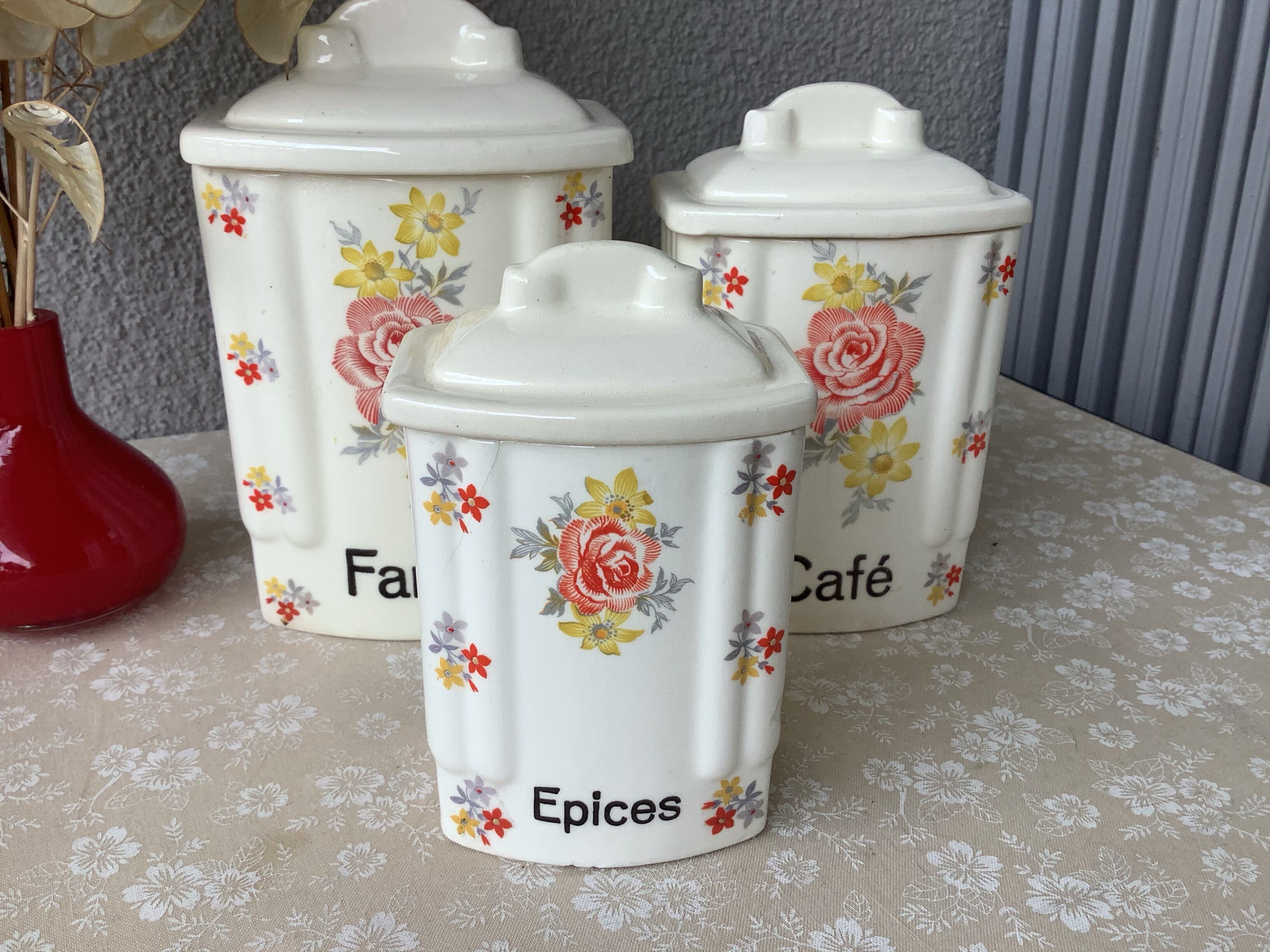 Spice pots Ditmar Urbach art deco Germany