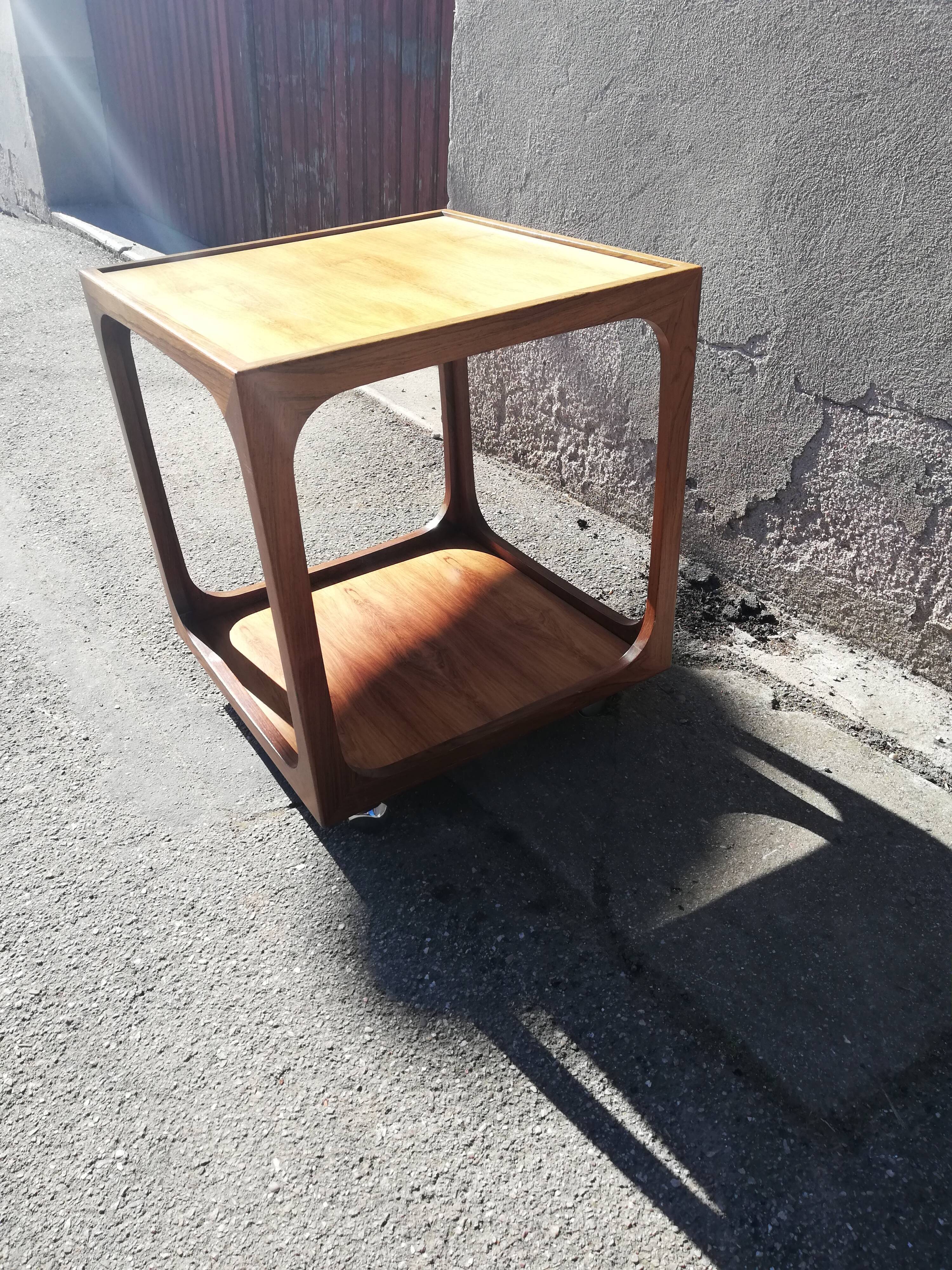 Scandinavian rosewood coffee table