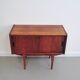 Vintage rosewood sideboard sliding doors