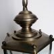 6-sided beveled glass lantern pendant light