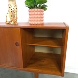 Teak veneer sideboard with drawers from Sweden