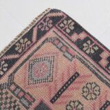 4x7 Pink & Navy Blue Classic Vintage Rug, 134x216Cm