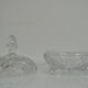 Bohemian cut glass jar 1960s