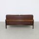 Danish Sofa in Leather and Rosewood by H. W. Klein for Bramin, 1970s