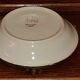 Antique ashtray in Limoges art porcelain and bronze frame