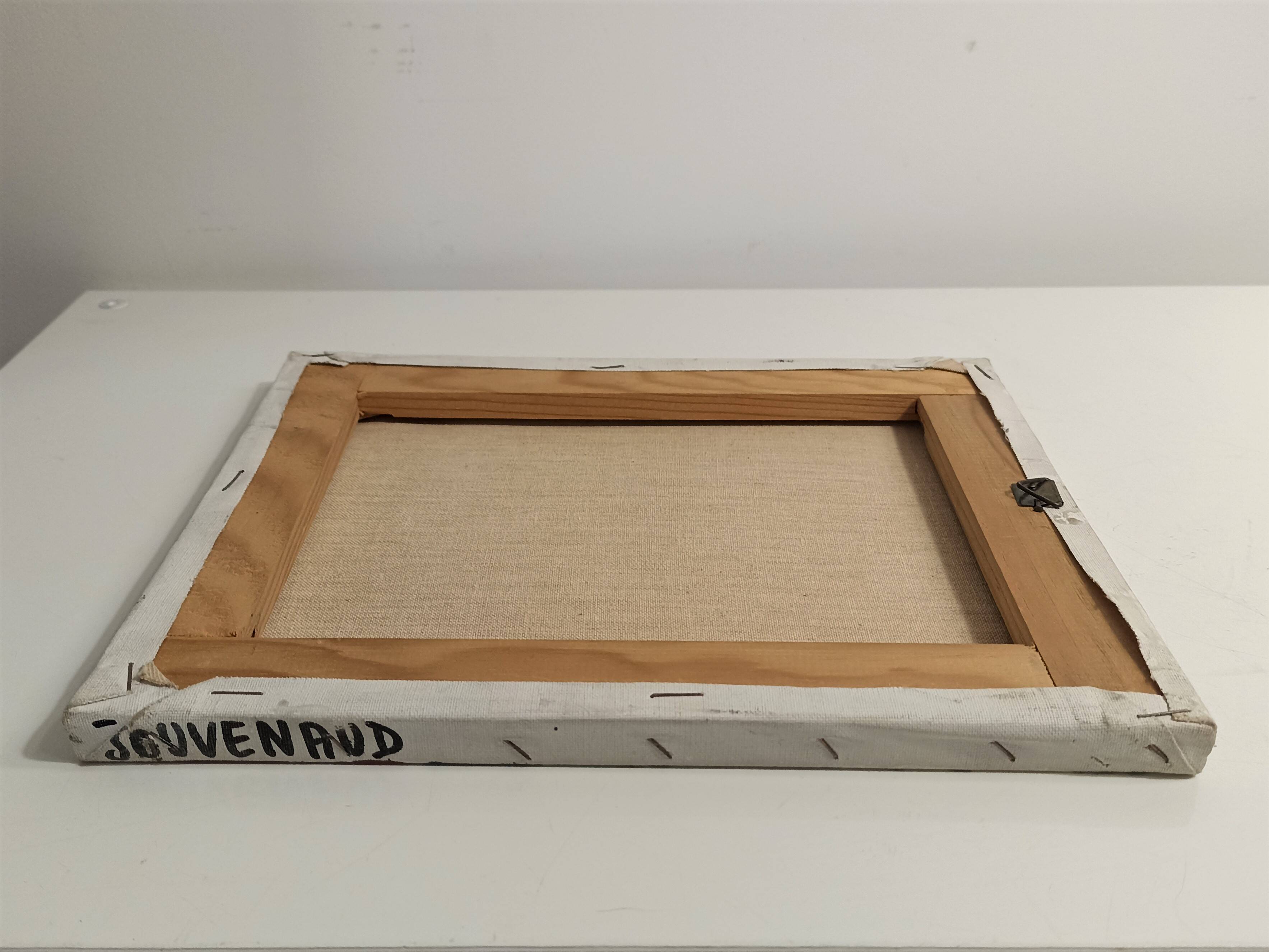 Oil on canvas the beautiful famille by jehanne jouvenaud