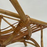 Vintage rattan chair by Dirk van Sliedregt Rohe Noordwolde 1960 in the Netherlands