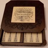 Board Game - Backgammon Set - Vintage - Wood, Ceramic