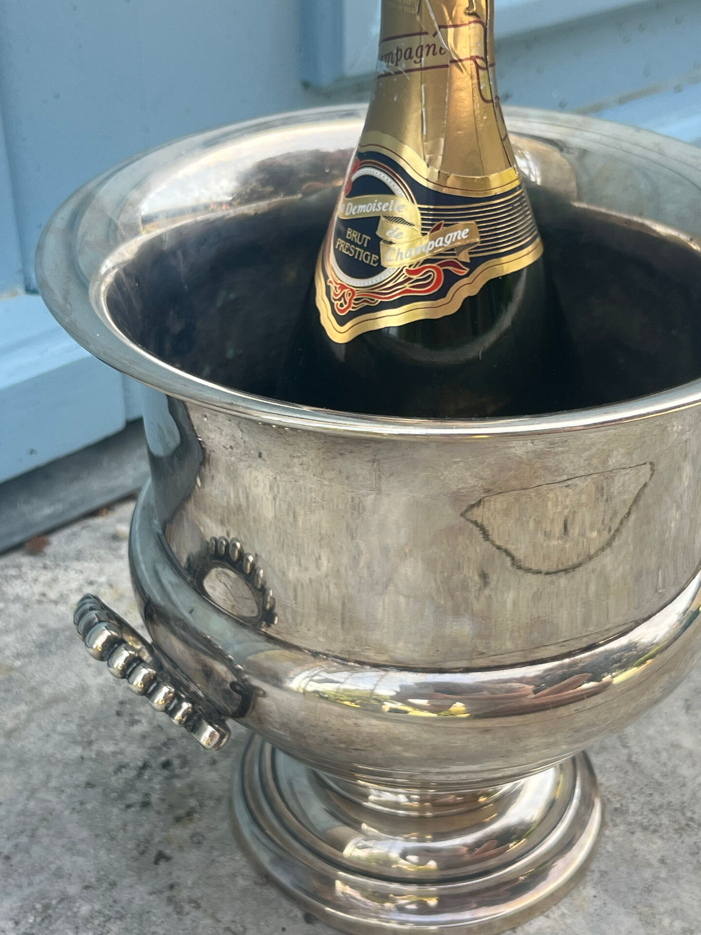 Silver Plated ice bucket medicis Bucket Made in England