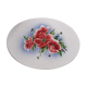 Dessous de plat vintage lunéville coquelicots