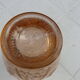 hyacinth vase molded glass rosaline art deco motifs signed Joma