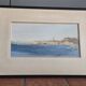 Old watercolour under glass - signed M.T.G.
