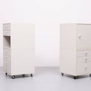 Pair of Q BUS cabinets by Cees Braakman for Pastoe, 1960s