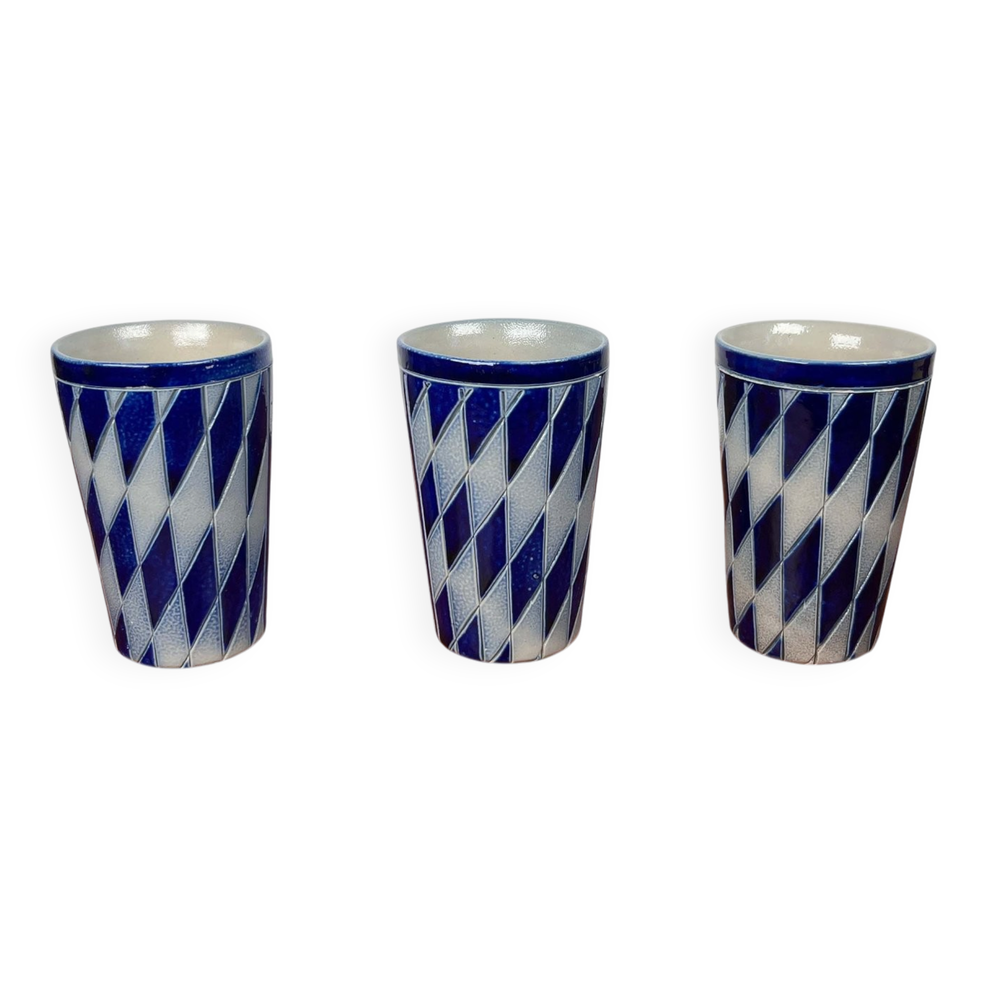 Set of 3 Vintage German Ceramic Mugs by Merkelbach Keramik, 1970s