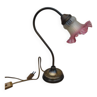 Art deco swan neck lamp See Delmas