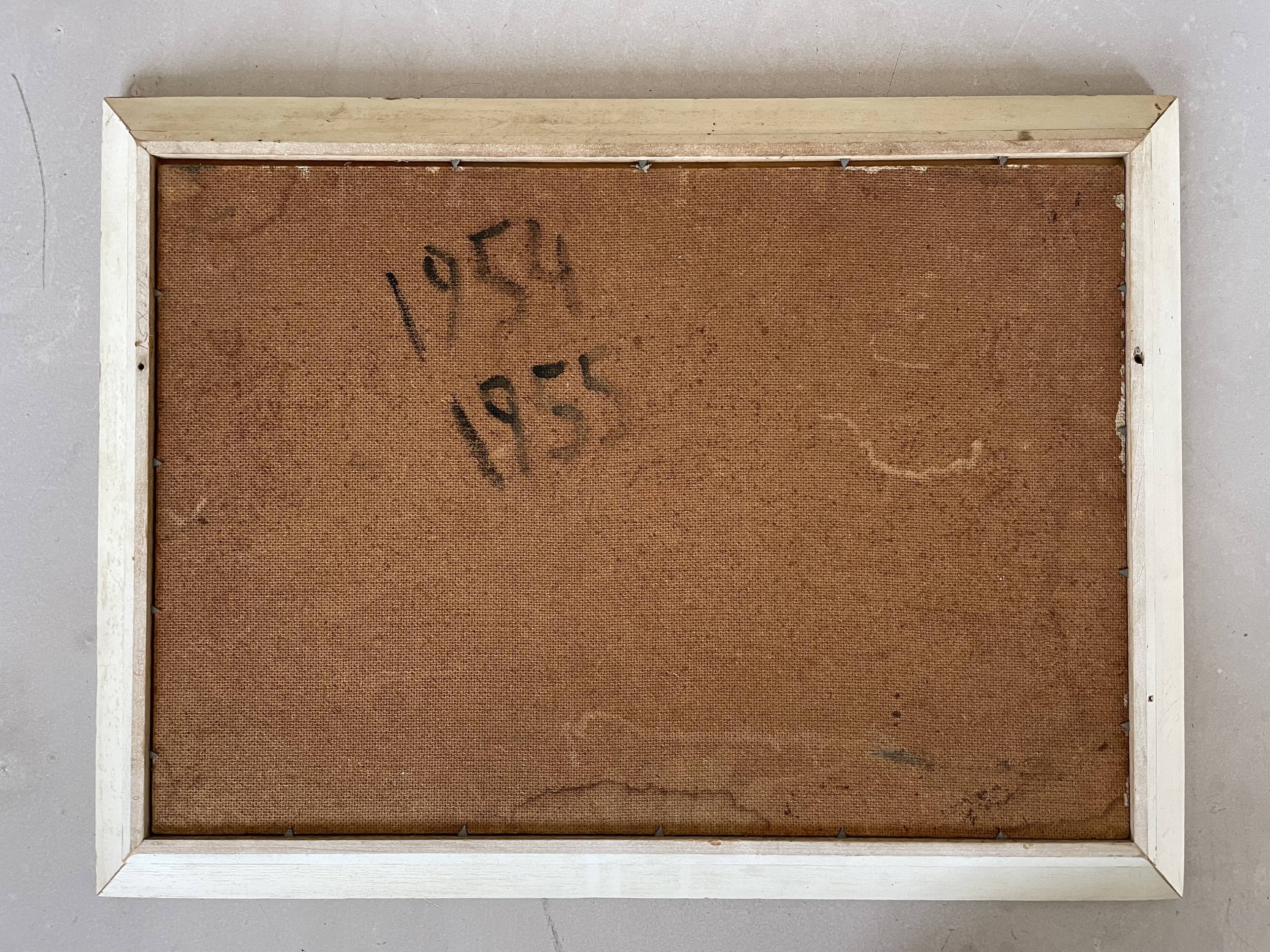 Still life, oil on panel signed