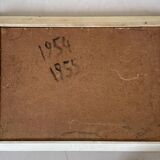 Still life, oil on panel signed