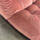 Roze Nuvolone lounge chair by Rino Maturi for Mimo padova