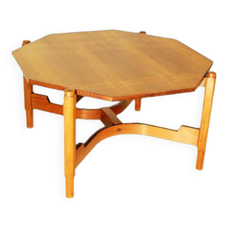 Teak coffee table, Italian design