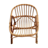 Armchair in rattan