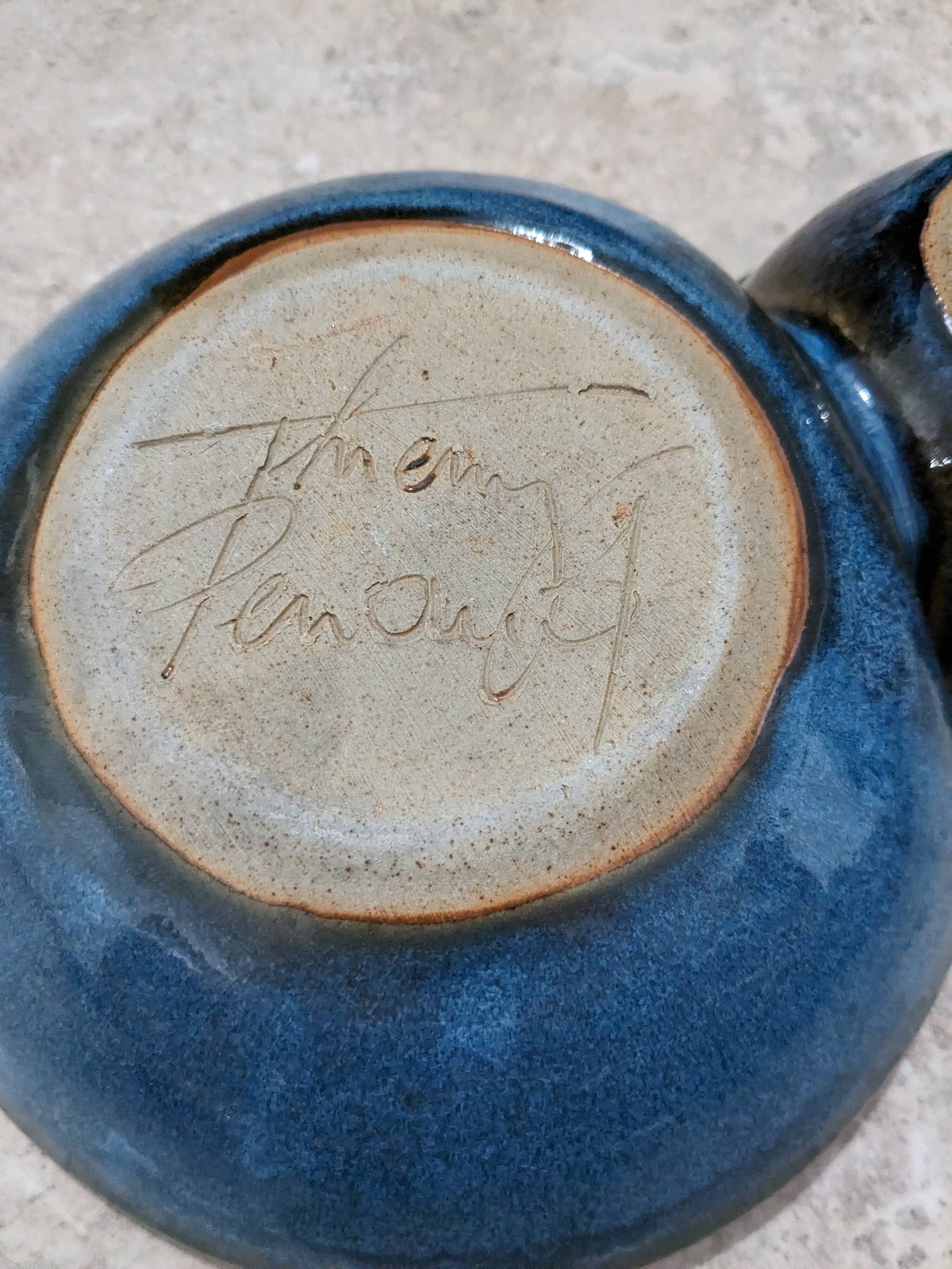 Double bowl candle holder Thierry Perraud