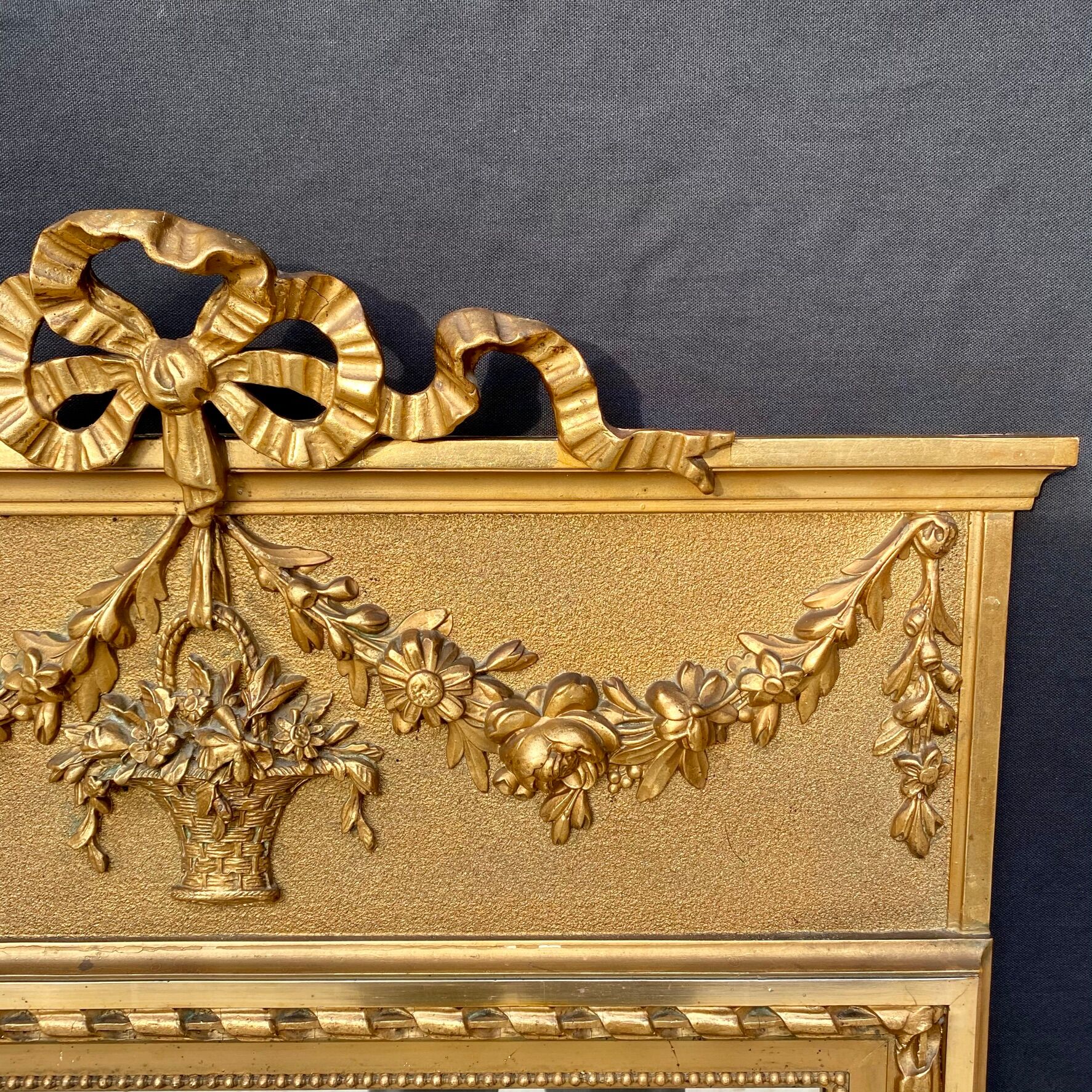 Louis XVI style Trumeau style mirror