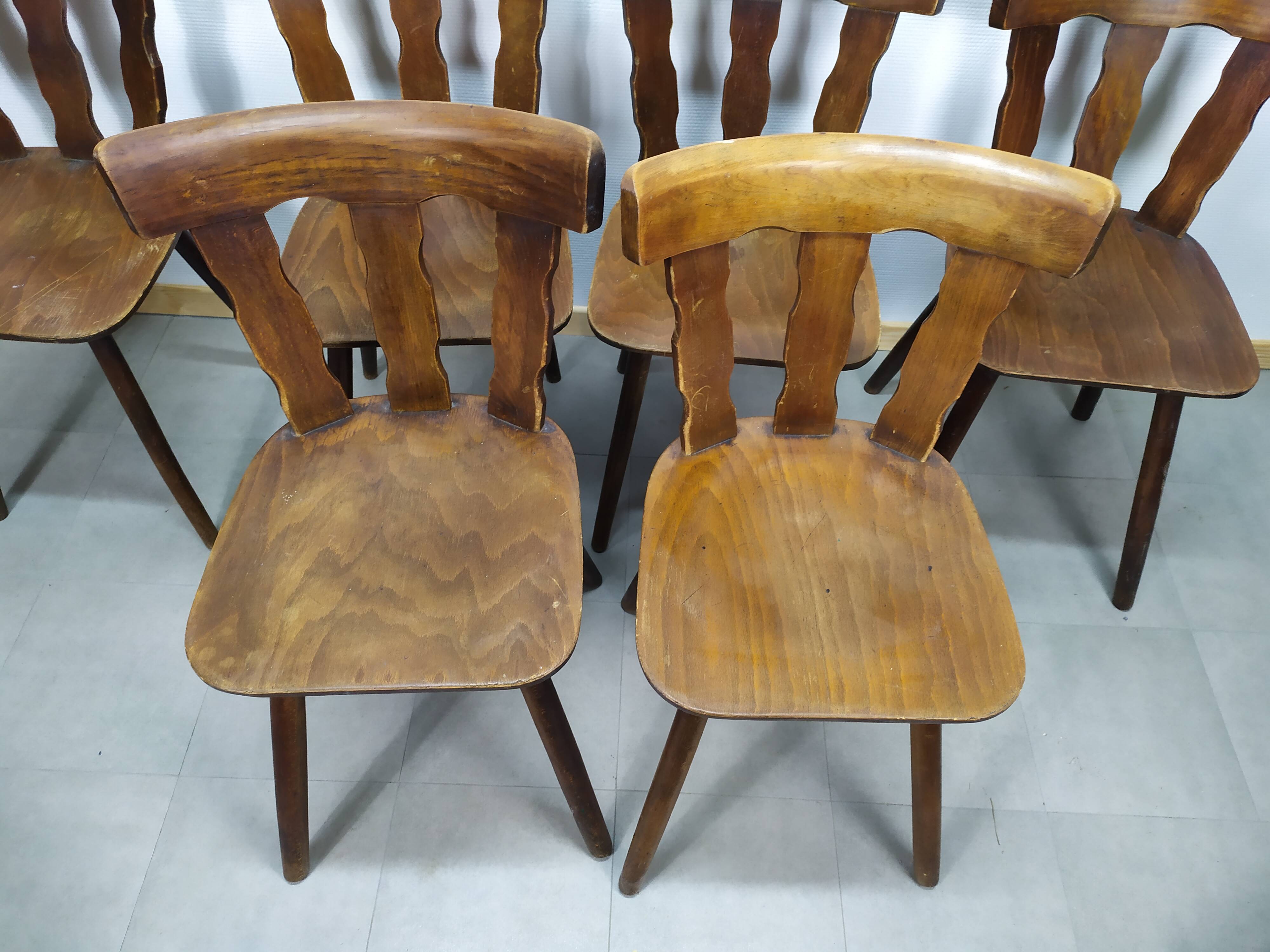 Set of 6 chairs 70/90