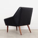 Leather armchair, danish design, 1970s, production: denmark