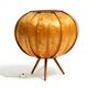 Large Mid Century Modern bentwood lamella tripod Table Lamp