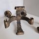 Pair of Brutalist Candelabra Candle Holders from the 60s 70s