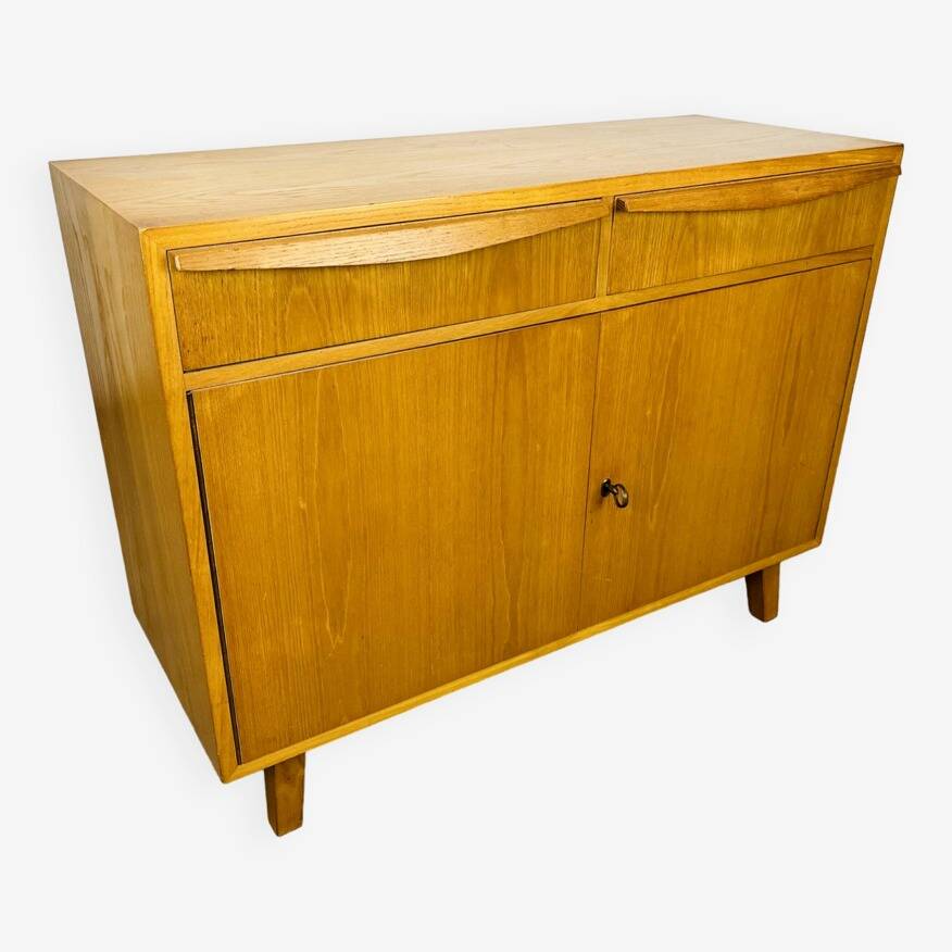 Vintage chest of drawers in Scandinavian style blond wood by Victoria Möbel Switzerland