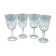 Cut crystal wine glasses