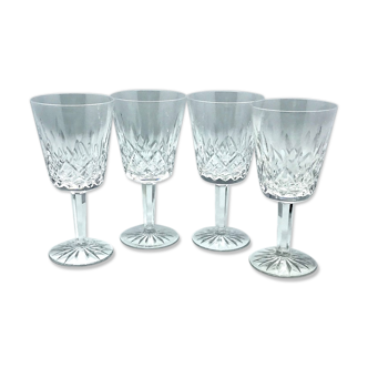 Cut crystal wine glasses