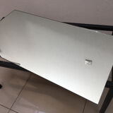 Metal and mirror coffee table