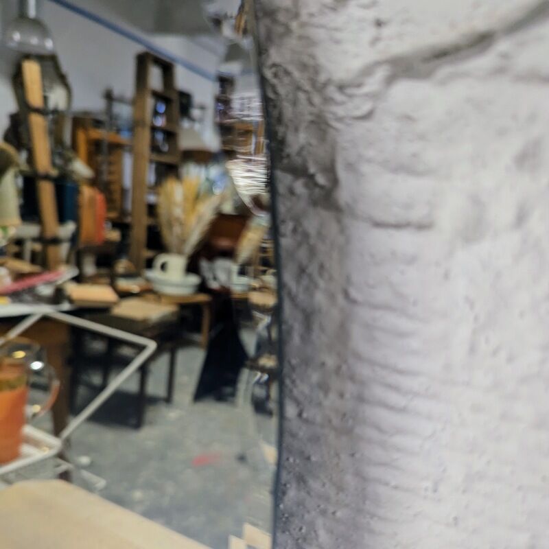 Beveled oval mirror 60x44cm