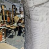 Beveled oval mirror 60x44cm