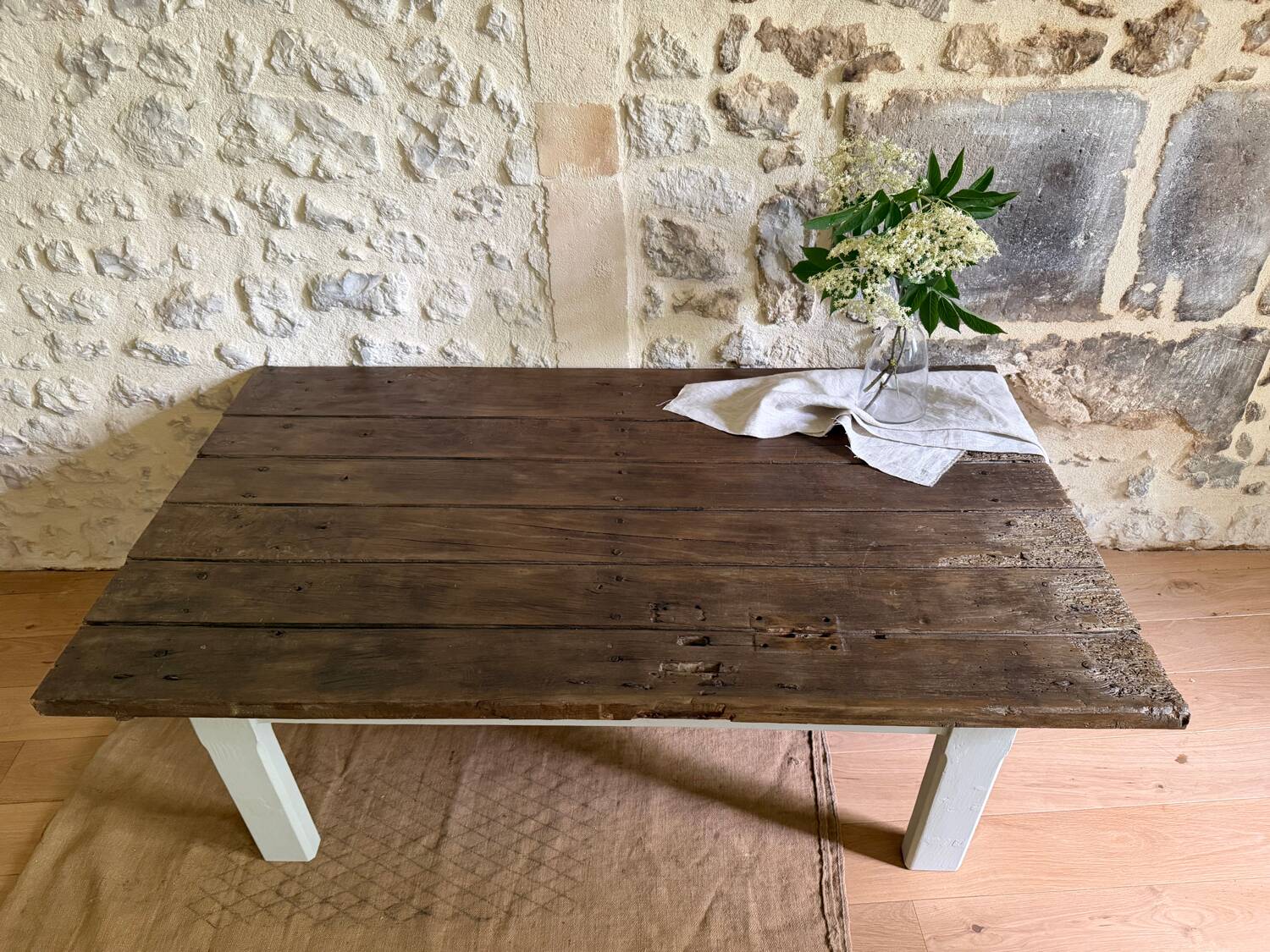 Renovated farmhouse coffee table