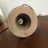 Pyrite stoneware lamp foot 60s