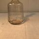 Flat rib crystal bottle late 19th century
