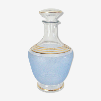 Blue and gold shortbread carafe