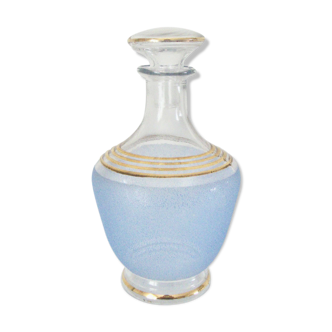Blue and gold shortbread carafe